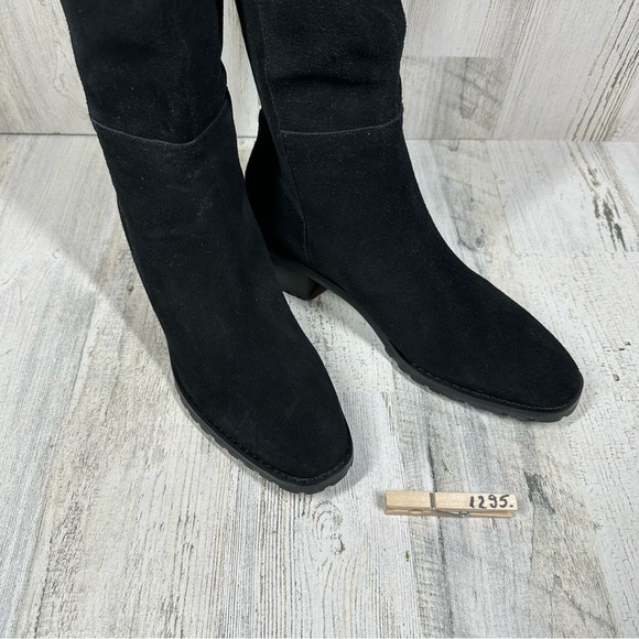 NEW Blondo Sierra Black Suede Leather Waterproof Over the Knee Boots #1295 - Picture 13 of 13